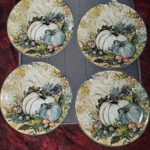 NWT Set of 4 Small Harvest Plates